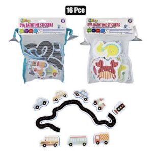 Besties Baby Bath Eva Sticker in Net Bag 16-piece
