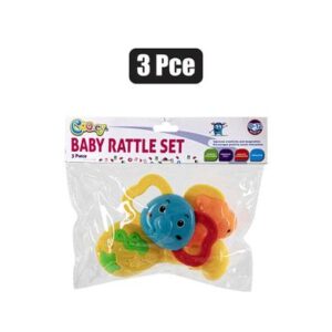 Cooey Baby Rattle Teether Animal Set 3-piece
