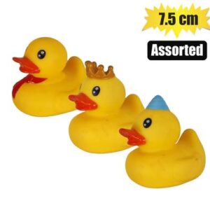 Cooey Baby Vinyl Themed Duck 7.3cm, Assorted