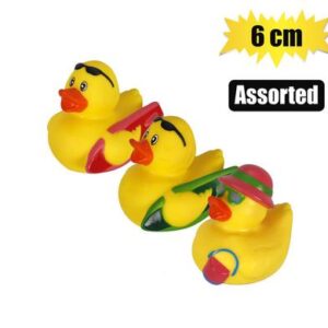Cooey Baby Vinyl Themed Duck 6cm, Beach