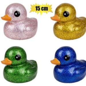 Cooey Baby Vinyl Themed Duck 15cm Glitter Large