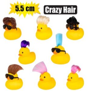 Cooey Baby Vinyl Themed Duck 5.5cm Crazy Hair