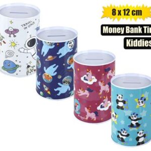 Money-bank Tin Kiddies 7.5 x 11.5cm – Assorted