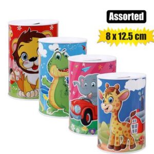 Money-bank Tin Kiddies 8 x 12cm – Assorted