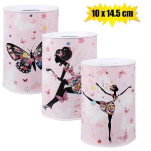 Money-bank Tin 10 x 14.5cm – Assorted