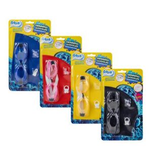 Aquanautics Swim Cap & Goggle Set