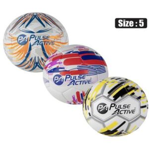 Pulse Active Ball Soccer Abstract Cols Size 5 – Assorted