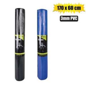 Pulse Active Fitness Yoga Mat 3mm PVC Assorted