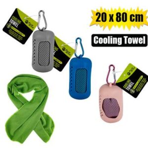Pulse Active Fitness Towel Cooling 20 x 80cm with Pouch