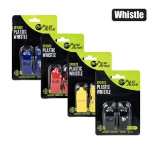 Pulse Active Whistle Sports Plastic with String Blister