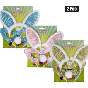Easter Bunny Ears & Snout Set 2-piece