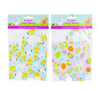 Easter Loot Boxes 20 x 9.5cm 4-piece