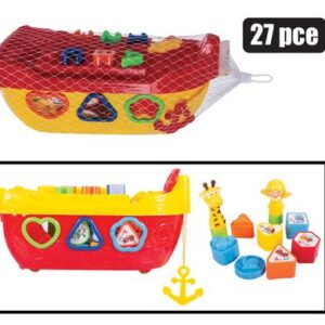 Building Blocks Storage Boat 27-piece