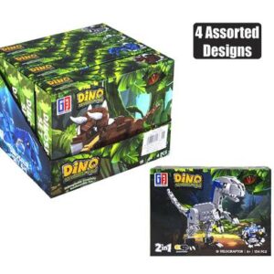 Building Blocks Dino/figurine 2in 1 Pdq