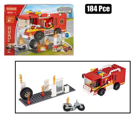 Building Blocks Cogo Fire 184-piece