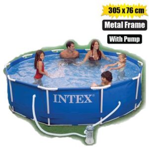 Intex Pool Mtl-frame(with Pump) 305 x 76cm