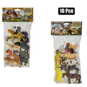 Animals Rubber 10-piece – Assorted
