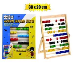 Growing Minds Educational Counting Frame Wooden 30 x 20cm