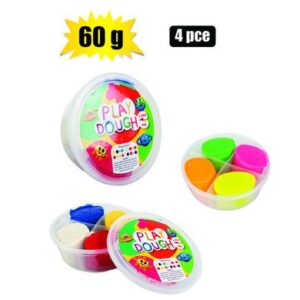 Educational Play Dough 60g 4-piece Tub