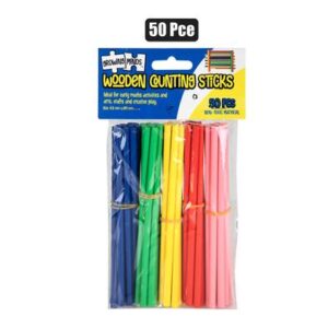 Growing Minds Educational Wood Counting Sticks 50-piece 4.5 x 14cm