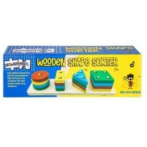 Growing Minds Educational Wood Shape Sorter 11.7 x 2.5cm