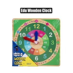Growing Minds Educational Wood Clock