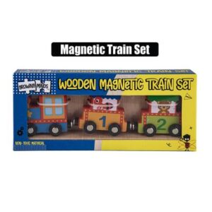 Growing Minds Educational Wood Magnetic Train Set