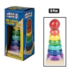 Growing Minds Educational Wood Stacking Tower