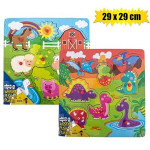 Growing Minds Educational Push-in Board Large 29 x 29cm – Assorted