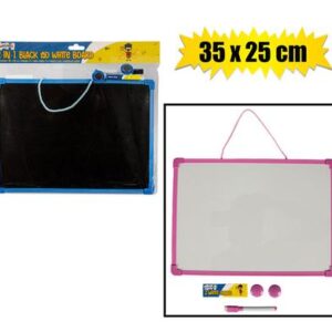 Growing Minds Educational Board Dry-wipe/chalk & Marker 35 x 25cm