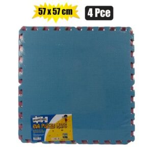 Growing Minds Educational Eva Mat 4 Colours Mixed 57 x 57cm