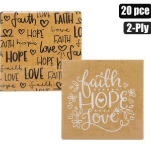 Serviettes 2ply 33cm 20-piece Kraft/h/l