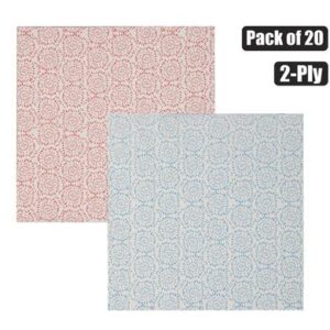 Serviettes 2ply 33cm 20-piece Circles