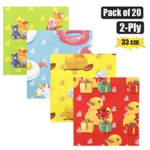 Serviettes 2ply 33cm 20-piece Ducks