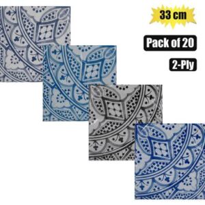 Serviettes 2ply 33cm 20-piece Mandala