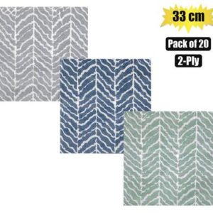 Serviettes 2ply 33cm 20-piece Arrows