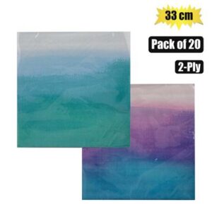 Serviettes 2ply 33cm 20-piece Ombre