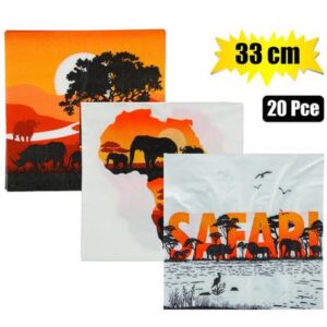 Serviettes 2ply 33cm 20-piece Big Five