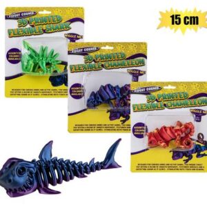 The Fidget Corner Novelty 3D Printed Chameleon 18cm