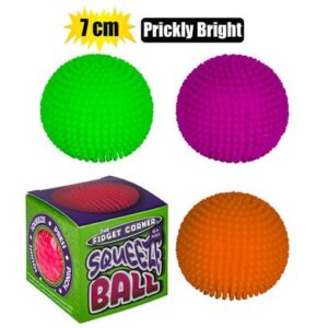 The Fidget Corner Novelty Ball Squishy Prickly 7cm Bright
