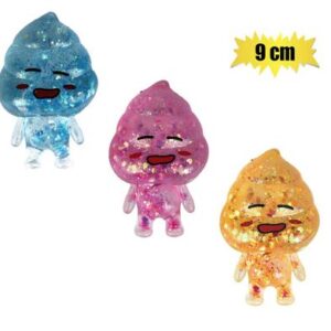 Novelty Maltose Laughing Poo 9cm Glitter