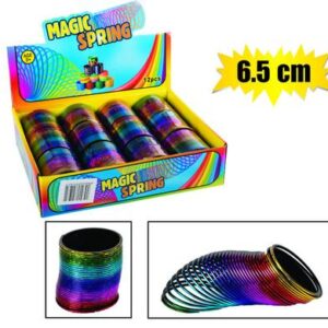 Novelty Slinky Spring 6.5cm Metallic