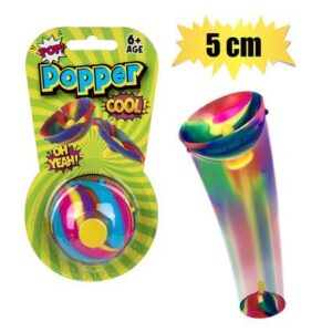 Novelty Popper Large 5cm Rainbow