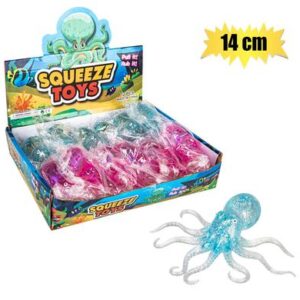Novelty Maltose Octopus 14cm Glitter