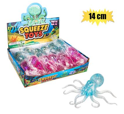 Novelty Maltose Octopus 14cm Glitter