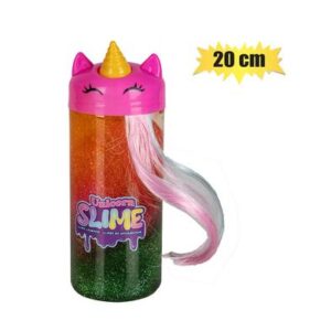 Novelty Slime Unicorn with Ponytail 20cm