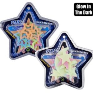Sticker Glow-in-the-dark Stars Assorted