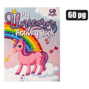 Unicorn 60 Pages Activity Book