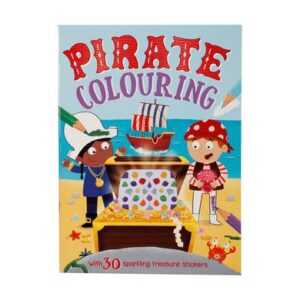 Pirate Crystal Sticker Colouring Book