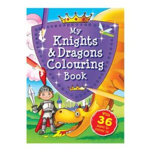 Knights and Dragons Colouring Book